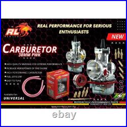 100% Original Red Leo Universal Carburetor Racing Pwk 38mm