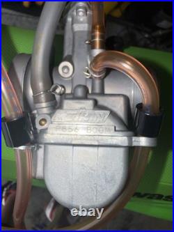 14-25 KAWASAKI KX85 OEM KEIHIN PWK CARBURETOR And OEM throttle Cable