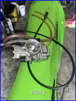 14-25 KAWASAKI KX85 OEM KEIHIN PWK CARBURETOR And OEM throttle Cable