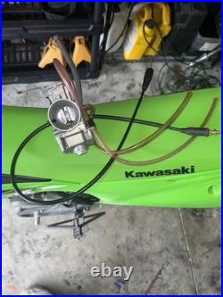 14-25 KAWASAKI KX85 OEM KEIHIN PWK CARBURETOR And OEM throttle Cable