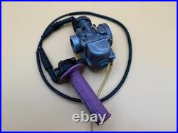 1994 94 Kawasaki KX125 KX OEM Keihin PWK Carburetor Carb Fuel Throttle Assembly