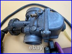 1994 94 Kawasaki KX125 KX OEM Keihin PWK Carburetor Carb Fuel Throttle Assembly