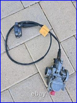 2004 04 Kawasaki KX85 KX100 Keihin Carburetor PWK 28mm Intake Cable Bowl KX112