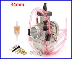24 26 28 30 32 34mm With Power Jet Racing Motorcycle Carburetor Carb