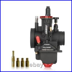 26mm Performance Racing Carburetor NIBBI PWK, 3 Main Jets & 1 Pilot Jet, Repla