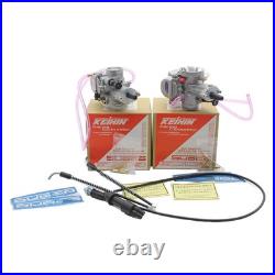 28MM PWK Power Jet Yamaha Banshee Full Carburetor Kit, Bolt On/Go W. Jets Cable