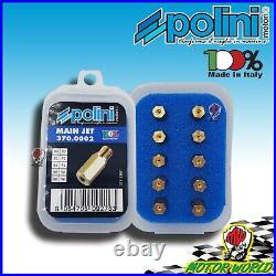 370.0002 Set 10 Jets Max Cp-Keihin-Pwk From 80 A 98 (INCR. 2) Polini