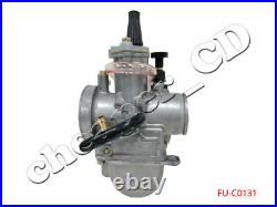 Carburetor 34mm OKO 2-Stroke Racing Flat Side PWK Carb With Power Jet Gy6 150cc