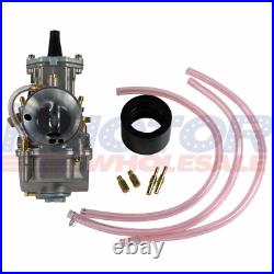 Carburetor Carb With Intake Boot PWK28 Fit For Kawasaki KX100 KX125 KX80 KX85