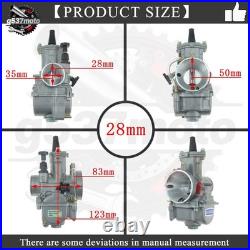 Carburetor For 15003-1643 Yamaha 02-18 PWK 28MM with Intake Manifold & Mushroom