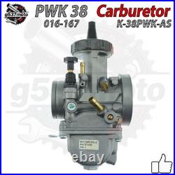 Carburetor For K-38PWK-AS0 16-167 PWK 38mm YZ250 RM250 with Intake Manifold