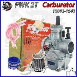 Carburetor Kehin 28mm PWK 01-13 KX 85 100 01-13 with Intake Manifold & Mushroom