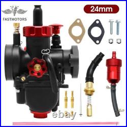 Carburetor PWK24 Carb 24mm 2/4 Stroke for Honda Yamaha Suzki 140cc 150cc New