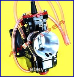 Carburetor pwk 34 black + power jet + manifold for cagiva 125 mito with mix