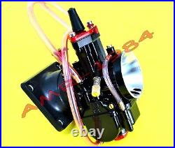 Carburetor pwk 34 black + power jet + manifold for cagiva 125 mito with mix