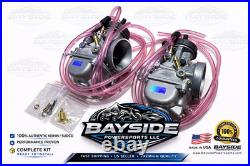 Keihin 38mm PWK Airstriker Carburetors Pair PWK38 Racing Carbs 2-Stroke