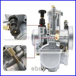 NEW For Keihin PWK28 RM65 RM85 Carb PWK 28 Suzuki RM 60 85 Carburetor With Kit