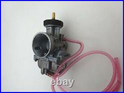 NEW GENUINE KEIHIN PWK 35 CARBURETOR WithTHROTTLE ASSEMBLY AND CABLE
