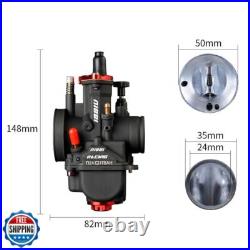 NIBBI Carburetor PWK24mm, fit 125cc-150cc Motorcycle Engine with Carb Jets for