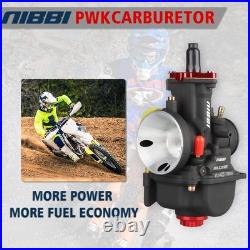 NIBBI Carburetor PWK24mm, fit 125cc-150cc Motorcycle Engine with Carb PWK24MM