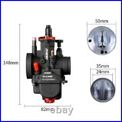 NIBBI Carburetor PWK24mm, fit 125cc-150cc Motorcycle Engine with Carb PWK24MM