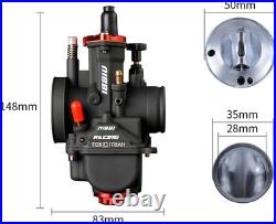 NIBBI Carburetor PWK28 Fit Motorcycle Engine with 28Mm Carb Jets for Dirtbike Mi