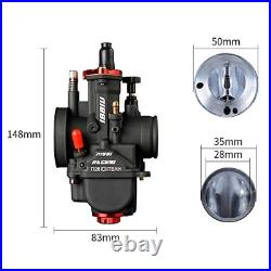 NIBBI Carburetor PWK28mm, fit 200cc-250cc Motorcycle Engine with Carb PWK28MM