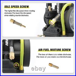 NIBBI Carburetor PWK28mm, fit 200cc-250cc Motorcycle Engine with Carb PWK28MM