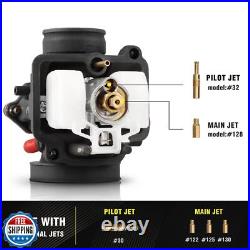 NIBBI Carburetor PWK32 fit 300cc 350cc Motorcycle Engine with Carb Jets for D