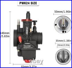 NIBBI Carburetor PWK 24mm Motorcycle, 125cc-150cc Power Carb With PWK-24mm