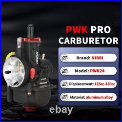 NIBBI Carburetor PWK 24mm Motorcycle, 125cc-150cc Power Carb With PWK-24mm