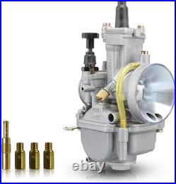 NIBBI Carburetor, PWK 28MM Carburetor Fit for 200cc 225cc 250cc ATV Pit PWK28