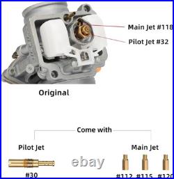 NIBBI Carburetor, PWK 28MM Carburetor Fit for 200cc 225cc 250cc ATV Pit PWK28