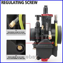 NIBBI Racing Carburetor PWK 34mm with Jets Fits Yamaha IT175 IT200 1977-1986 Carb