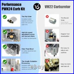 PWK24 24mm Carburetor for Predator 212 196/224cc Coleman CT200U BT200X MB200