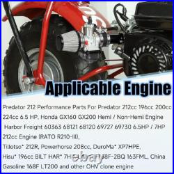 PWK24 24mm Carburetor for Predator 212 196/224cc Coleman CT200U BT200X MB200