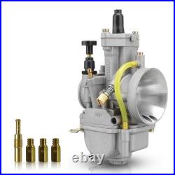 PWK32 Carburetor, Motorcycle Carb fit for 300cc-350cc ATV Go Kart Dirt Pit Bik