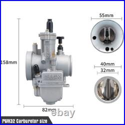 PWK32 Carburetor, Motorcycle Carb fit for 300cc-350cc ATV Go Kart Dirt Pit Bik