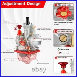 PWK 24mm Carburetor Carb Exhaust Muffler Throttle Assembly Jets Kit for Preda PWK 24mm Carburetor Carb Exhaust Muffler Throttle Assembly Jets Kit for Preda