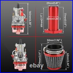 PWK 24mm Carburetor Carb Exhaust Muffler Throttle Assembly Jets Kit for Preda PWK 24mm Carburetor Carb Exhaust Muffler Throttle Assembly Jets Kit for Preda