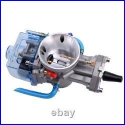 thumbnail image 2 of 34mm Carburetor For 4-Stroke Dirt Bike – Blue Bottom, Single Barrel – ZSDTRP Style 2 of 5