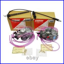 Pair Of Keihin Yamaha Banshee 350 3mm 35mm PWK Carb Set Carbs SUDCO 2 pc + jets Pair Of Keihin Yamaha Banshee 350 3mm 35mm PWK Carb Set Carbs SUDCO 2 pc + jets
