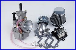 Power intake 24mm PWK Carburetor for APEX SMC Polaris 90cc 2T ATV quads US CA