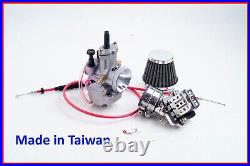 Power intake 28mm PWK Carburetor for APEX SMC Polaris 90cc 2T ATV quads @TX