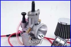 Power intake 28mm PWK Carburetor for APEX SMC Polaris 90cc 2T ATV quads @TX
