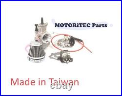 Racing PWK 24 mm Carburetor for Dinli Aeon Eton 50cc 90cc 2T ATV quads US @TX