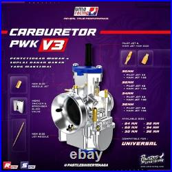 UMA Racing PWK34mm Carburetor with Jets For Kawasaki KLX 300R KLX300R 1997-2007