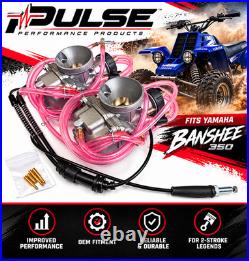 Yamaha Banshee 350 Dual 35mm Carbs VForce 4 Reeds Cable Jets Custom Tuned