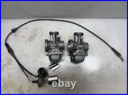 Yamaha Banshee Keihin PWK 40 Carbs Carburetor Set with Throttle Cable