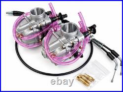 Yamaha Banshee YFZ350 Dual 28mm Flat Slide Carburetors Carbs Tuned + Cable